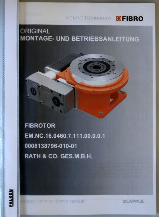 Bild des Artikels FIBRO-NC-Rundtisch-EM.NC.16.0460.7.111.00.0.0.1-SchalttellerØ-460mm-unbenutzt