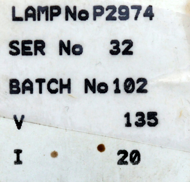 Bild des Artikels ROFIN-Kryptonbogenlampe-KFC-5023-Art.Nr.-101111907-NL5023-135V-20A-unbenutzt-OVP