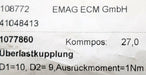 Bild des Artikels R+W-Überlastkupplung-Model-ES2-Art.Nr.-ES2/0005/AD-1.-Bohrung-Ø-10mm-gebraucht