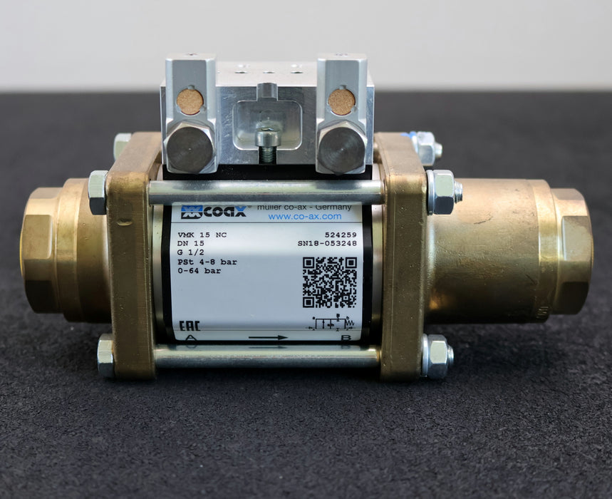 Bild des Artikels COAX-Regelventil-VMK-15-NC-ID-Nr.-524259-G-1/2''-DN15-4-8bar-0-64bar-gebraucht