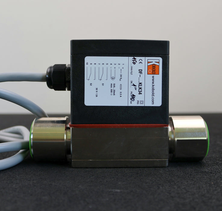 Bild des Artikels KOBOLD-Flügelrad-Durchflussmesser-DF-H5GR25KLK34-DN1''-150l/min-PN100bar