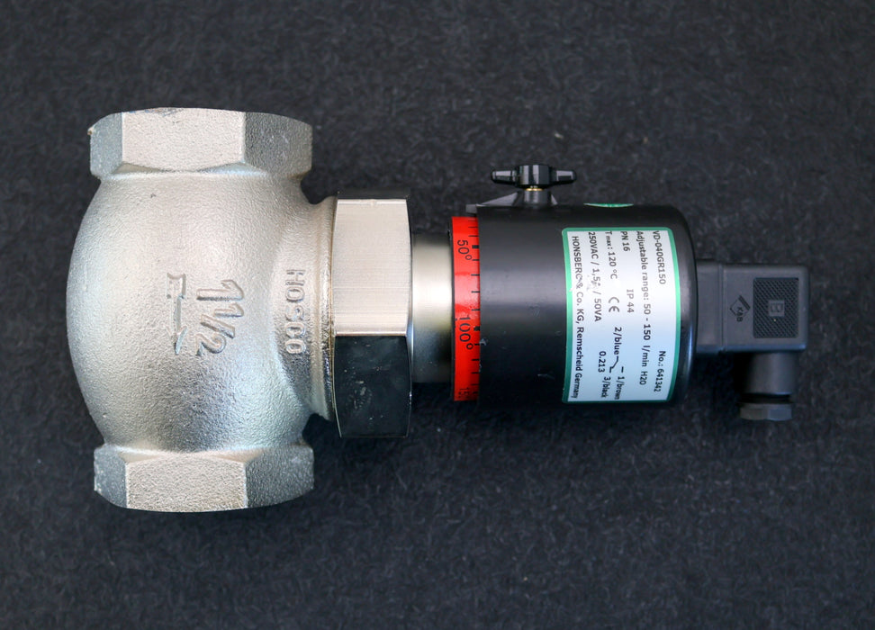 Bild des Artikels HONSBERG-Strömungswächter-VD-040GR150-Schaltbereich-50…150l/min-PN16-250VAC
