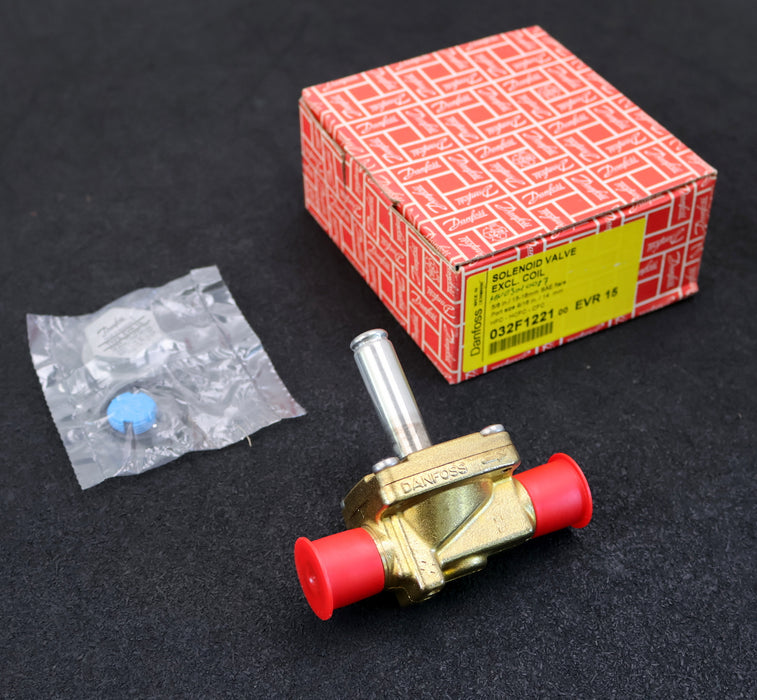 Bild des Artikels DANFOSS-Magnetventil-ohne-Spule-032F1221-EVR-15-unbenutzt-in-OVP