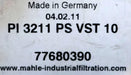 Bild des Artikels MAHLE-Filterelement-PI-3211-PS-VST-10-77680390-Ø-47mm-Länge-248mm