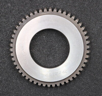 LORENZ Scheibenschneidrad m= 2mm EGW 20° Z= 50 Kh= 1,25xm Ø104x11xØ50mm