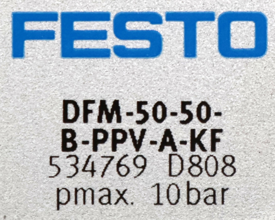 Bild des Artikels FESTO-Führungszylinder-DFM-50-50-B-PPV-A-KF-Mat.Nr.-534769-Hub-50mm