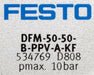 Bild des Artikels FESTO-Führungszylinder-DFM-50-50-B-PPV-A-KF-Mat.Nr.-534769-Hub-50mm