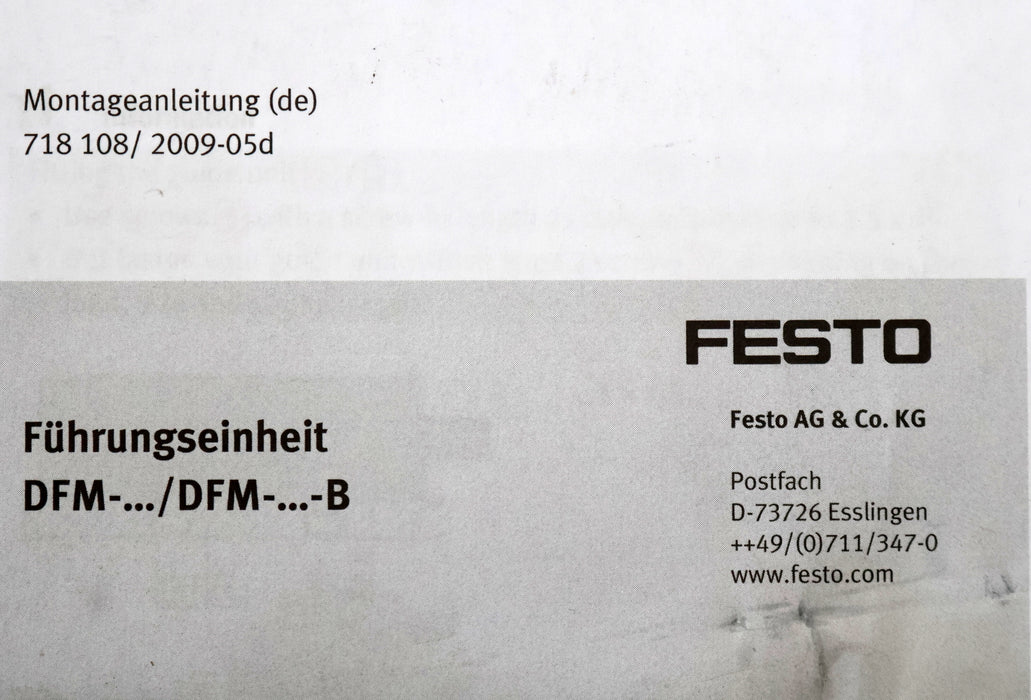Bild des Artikels FESTO-Führungszylinder-DFM-50-50-B-PPV-A-KF-Mat.Nr.-534769-Hub-50mm