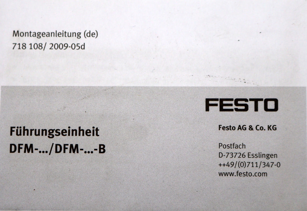 Bild des Artikels FESTO-Führungszylinder-DFM-50-60-B-PPV-A-KF-Mat.Nr.-534769-Hub-60mm
