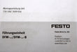 Bild des Artikels FESTO-Führungszylinder-DFM-50-60-B-PPV-A-KF-Mat.Nr.-534769-Hub-60mm
