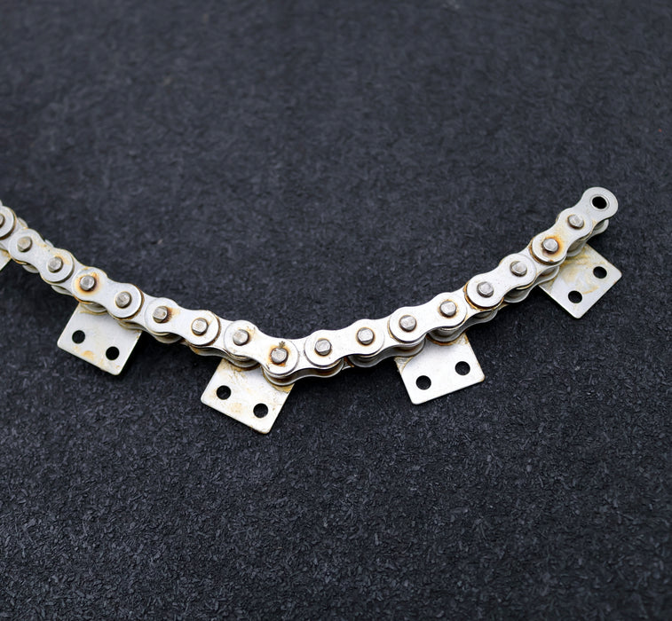 Bild des Artikels 5m-Edelstahlkette-AF100-Teilung-12,7mm-Profil-08B-(1/2"-x-5/16")-Länge-5m