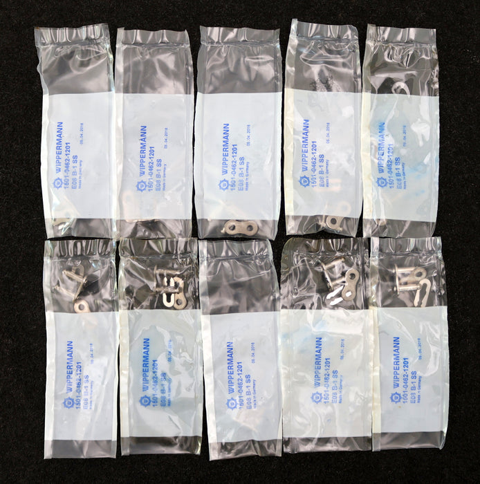 Bild des Artikels WIPPERMANN-10x-Verschlussglied-1501-0462-1201-E08-B1-SS-aus-Edelstahl-unbenutzt