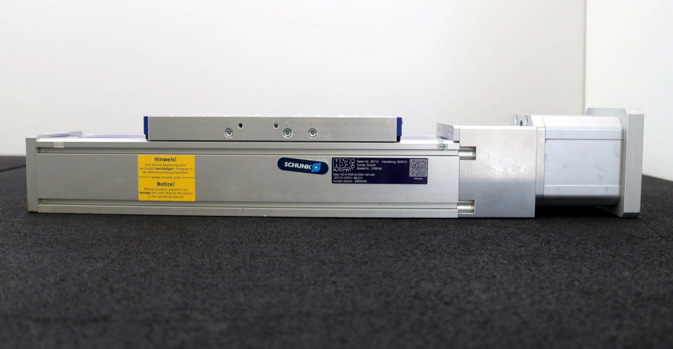 Bild des Artikels HSB-SCHUNK-Spindelatrieb-Typ-100-D-SSS-M-2005-100-440-2EO10-1ES10-4BL5-0
