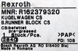 Bild des Artikels REXROTH-Kugelwagen-KWD-030-SLS-C0-H-1-MNR:-R162379320-Nenngröße-30mm-unbenutzt