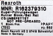 Bild des Artikels REXROTH-Kugelwagen-KWC-030-SLS-C0-H-2-MNR:-R162379310-Nenngröße-30mm-unbenutzt