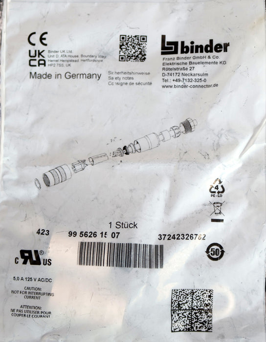 Bild des Artikels BINDER-3x-M16-Kabeldose-Steckverbinder-gerade-Buchse-Art.Nr.-99-5626-15-07