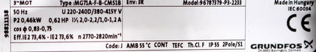 Bild des Artikels GRUNDFOS-Kreiselpumpe-Type-CM1-4A-R-G-E-AQQE-F-A-A-N-max.-10/16bar-1,7m³/h