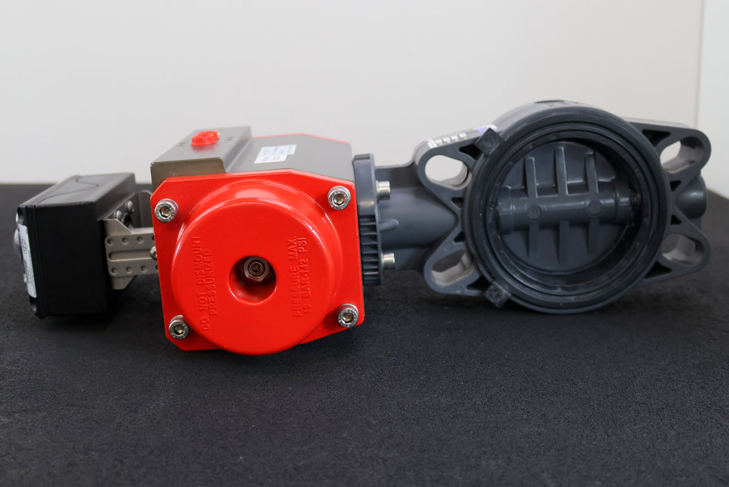 Bild des Artikels FIP-2/2-Wege-Absperrklappe-mit-pneumatischem-Stellantrieb-FEOV/CP-NC-D110-PVC-U