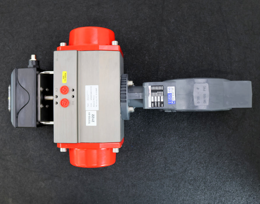 Bild des Artikels FIP-2/2-Wege-Absperrklappe-mit-pneumatischem-Stellantrieb-FEOV/CP-NC-D110-PVC-U