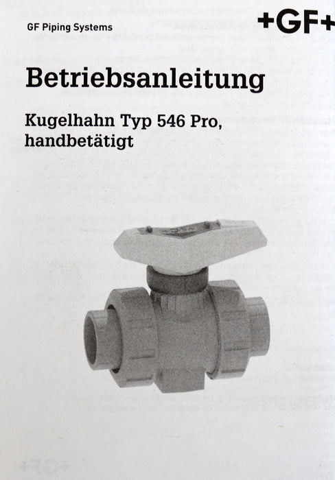 Bild des Artikels GEORG-FISCHER-Kugelhahn-Typ-546-Pro-Art.Nr.-161546066-Ø50-DN40-PVC-U-PN16