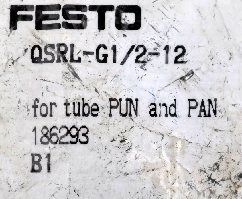 Bild des Artikels FESTO-L-Rotations-Steckverschraubung-QSRL-G1/2-12-Mat.Nr.-186293-Nennweite-7,4mm