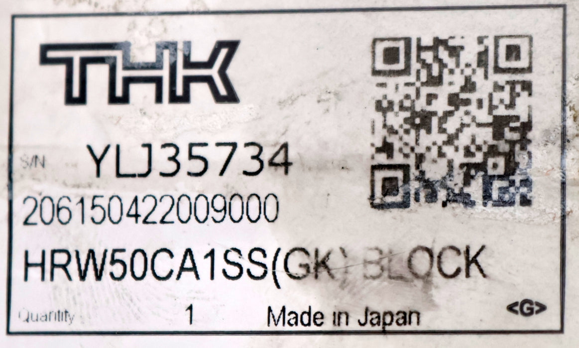 Bild des Artikels THK-Führungswagen-HRW50CA1SS-Maße-50x162x140,5mm-unbenutzt-in-OVP