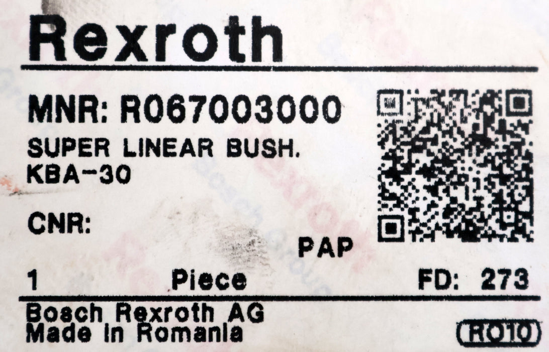 Bild des Artikels REXROTH-Linearbuchse-KBA-30-MNR:-R067003000-WellenØ-30mm-AußenØ-47mm-Länge-68mm