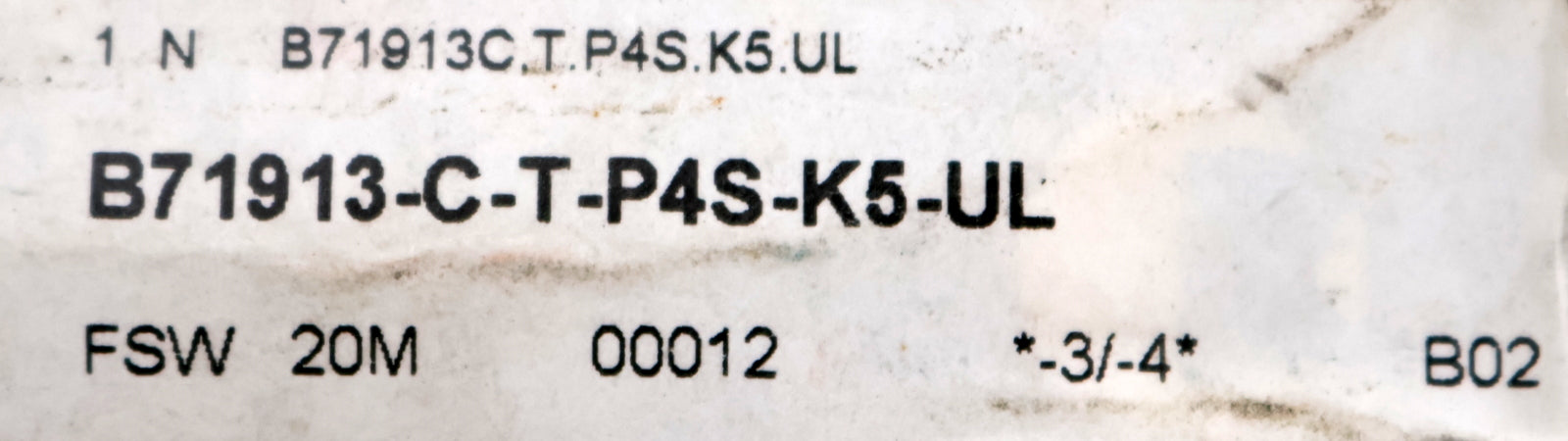 Bild des Artikels FAG-Spindellager-B71913-C-T-P4S-K5-UL-AußenØ-90mm-InnenØ-65mm-Breite-13mm