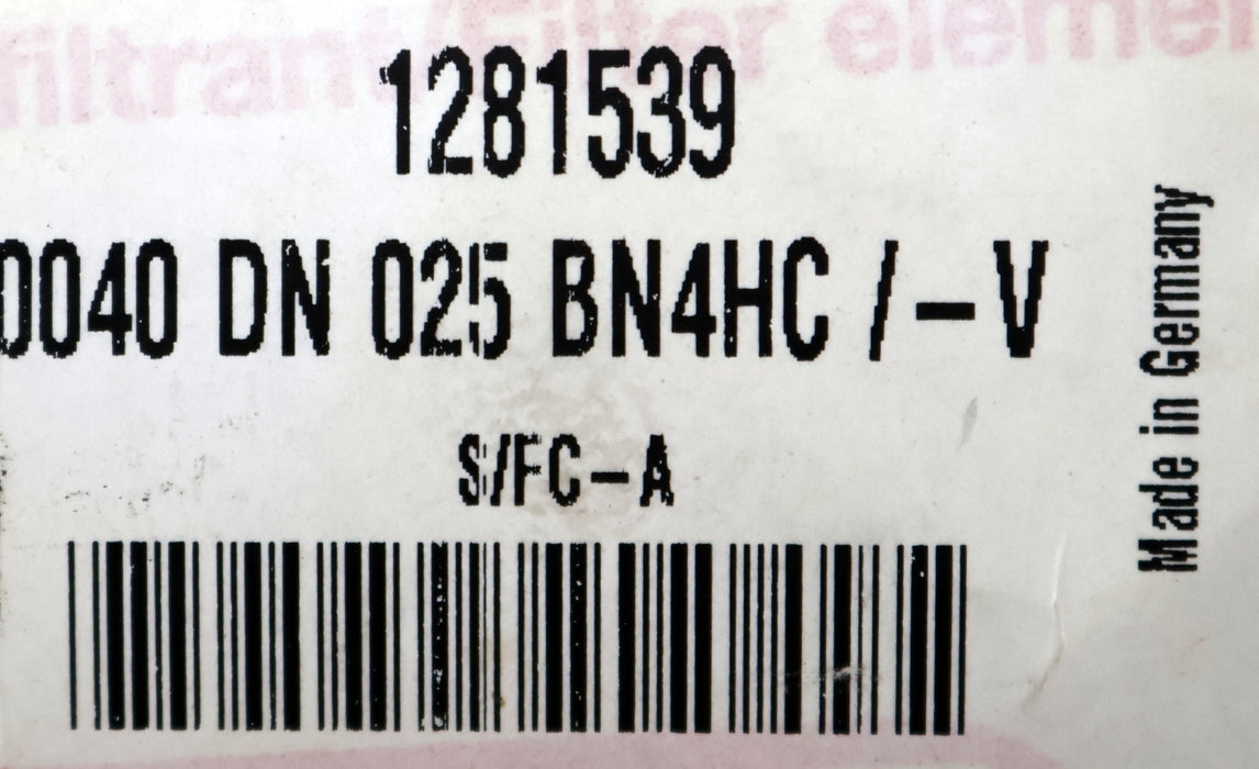 Bild des Artikels HYDAC-Filterelement-0040-DN-025-BN4HC/-V-1281539-25µm-unbenutzt-in-OVP