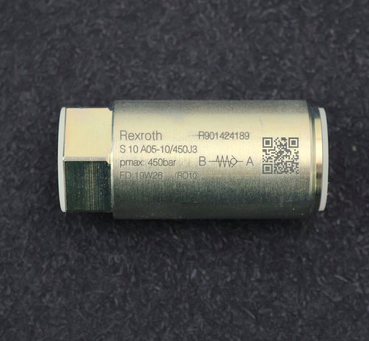 Bild des Artikels REXROTH-Rückschlagventil-S10A05-10/450J3-R901424189-max.-450bar-unbenutzt