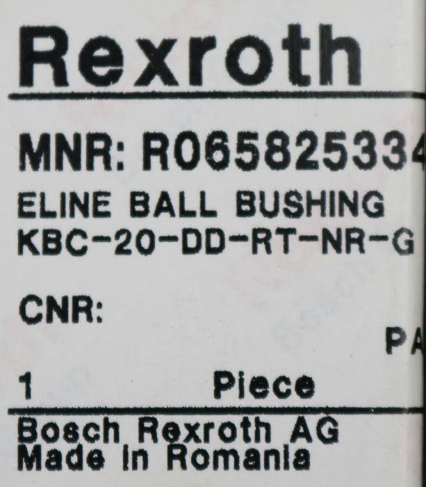 Bild des Artikels REXROTH-ELINE-Kugelbuchse-KBC-20-DD-RT-NR-G-MNR:-R065825334-WellenØ-20mm