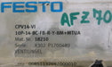 Bild des Artikels FESTO-Ventilinsel-CPV14-VI-10P-14-8C-FB-R-Y-8M+MTUA-Mat.Nr.-18210-gebraucht