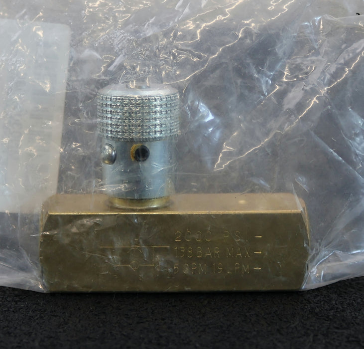 Bild des Artikels PARKER-Drosselventil-9F400B-max.-2000Psi-/-138bar-Verbindungsgröße-1/4''