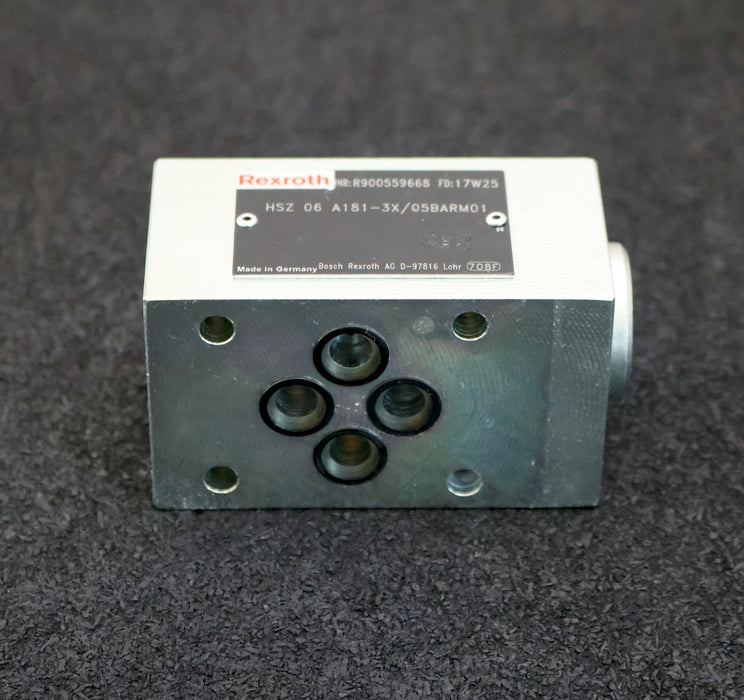 Bild des Artikels REXROTH-Zwischenplatte-HSZ-06-A181-3X/05BARM01-MNR:-R900559668-unbenutzt