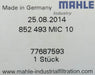 Bild des Artikels MAHLE-Filterelement-852-493-MIC-10-77687593-Ø-41,3mm-Länge-92mm-unbenutzt