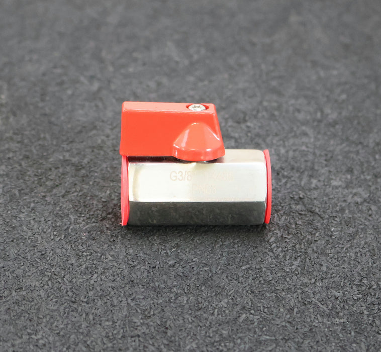 Bild des Artikels SCHWER-3x-Mini-Kugelhahn-GRC6-172277-3/8''-IG-PN63-aus-Edelstahl-unbenutzt