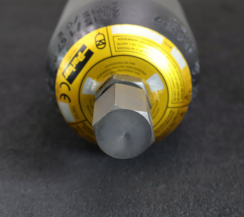 Bild des Artikels PARKER-Blasenspeicher-Model-BAE01B3R1C1-Volumen1l-max.-330bar-unbenutzt