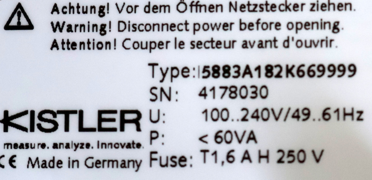Bild des Artikels KISTLER-COMO-SYS-Überwachungsmodul-Type-5883A182K669999-100…240V-49…61Hz-<60VA