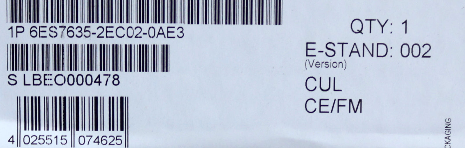 Bild des Artikels SIEMENS-SIMATIC-C7-635-Key-6ES7635-2EC02-0AE3-E-Stand:-002-Input-24VDC-4A