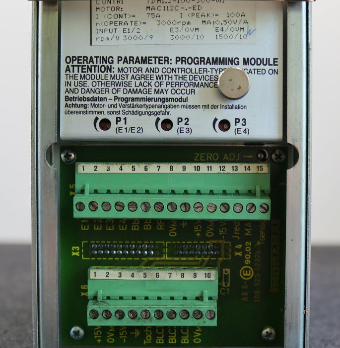 Bild des Artikels INDRAMAT-AC-Servo-Controller-!-überholt-/-overhauled-!-TDM-1.2-100-300W1