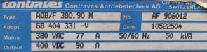 Bild des Artikels CONTRAVES-Stromrichter-ADB/F-380.90M-GB-404-331-AV-Output-400VDC-90A---geprüft--