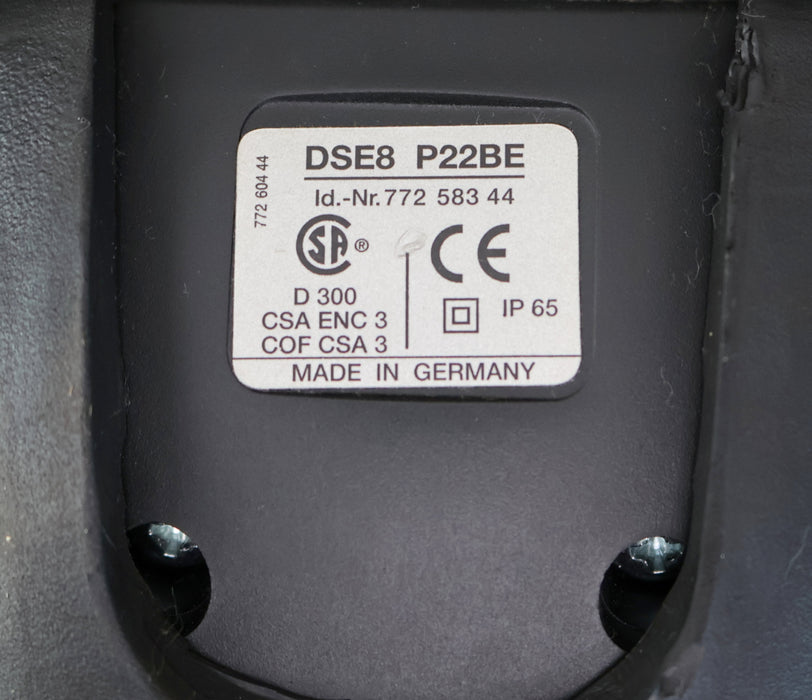Bild des Artikels DEMAG-Steuerschalter-DSE8-P22BE-Art.Nr.-772-583-44-IP65-Not-Aus:-Pilztaster