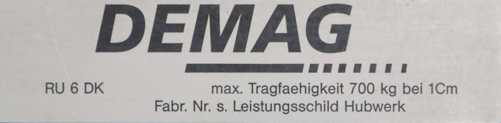 Bild des Artikels DEMAG-Fahrwerk-Laufrad-zyl.-O.-Trav.-RU-6-Id.-Nr.:-83963444-unbenutzt-in-OVP