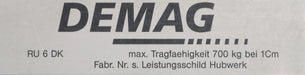 Bild des Artikels DEMAG-Fahrwerk-Laufrad-zyl.-O.-Trav.-RU-6-Id.-Nr.:-83963444-unbenutzt-in-OVP