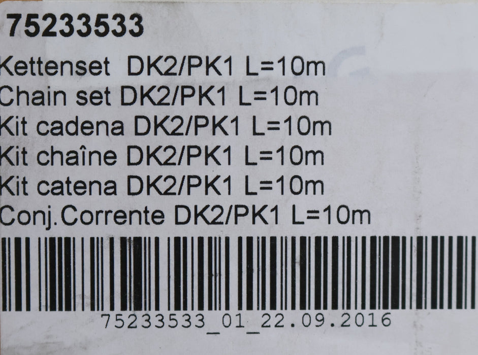 Bild des Artikels DEMAG-Kettenset-DK2/PK1-Id.-Nr.:-75233533-L=-10m-gebraucht