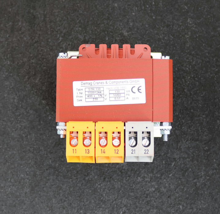 Bild des Artikels DEMAG-Transformator-Type-STR-130-Id.-Nr.:-55091244-230V-130VA-50/60Hz-0,57A