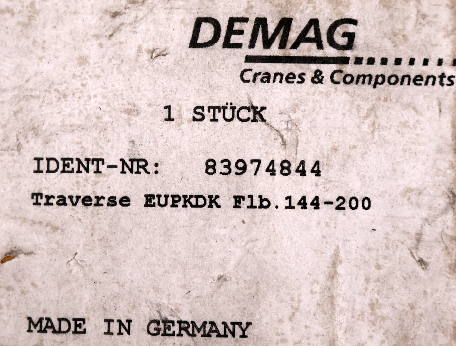 Bild des Artikels DEMAG-Traverse-EUPKDK-Id.Nr.:-83974844-Flanschbreite-144-200mm-unbenutzt-in-OVP