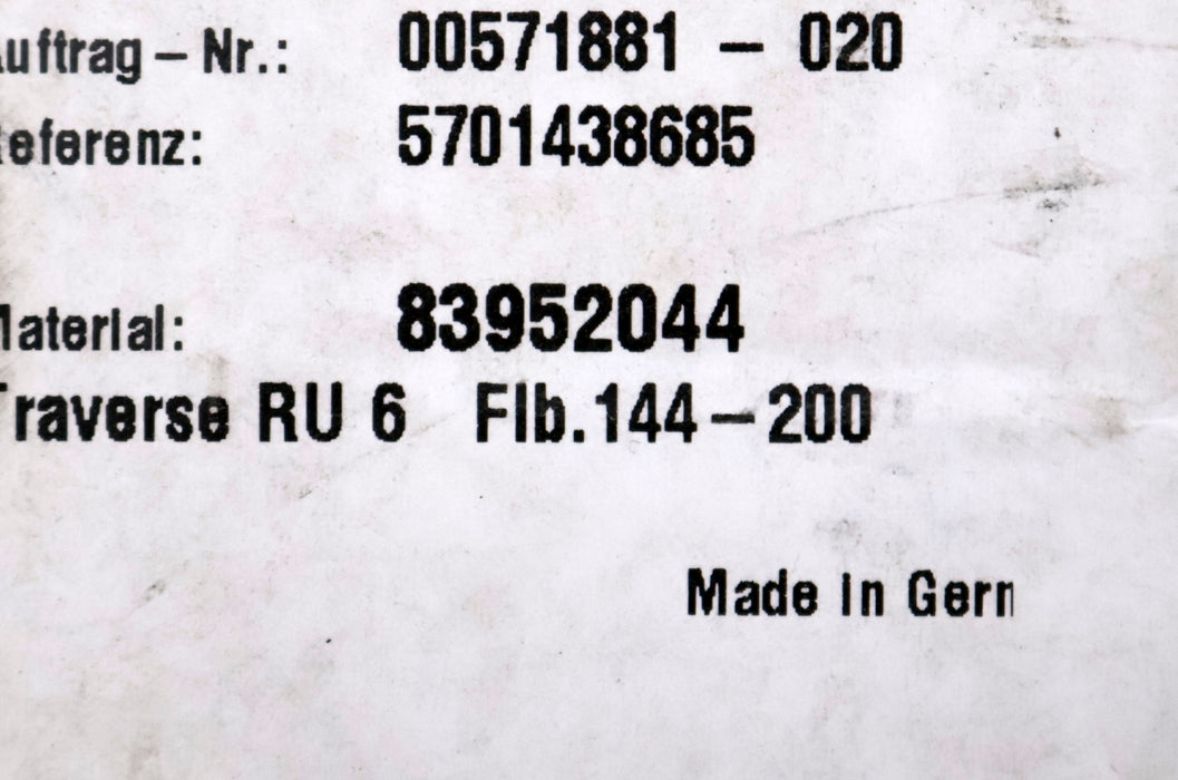 Bild des Artikels DEMAG-Traverse-RU6-Id.Nr.:-83952044-Flanschbreite-144-200mm-unbenutzt-in-OVP