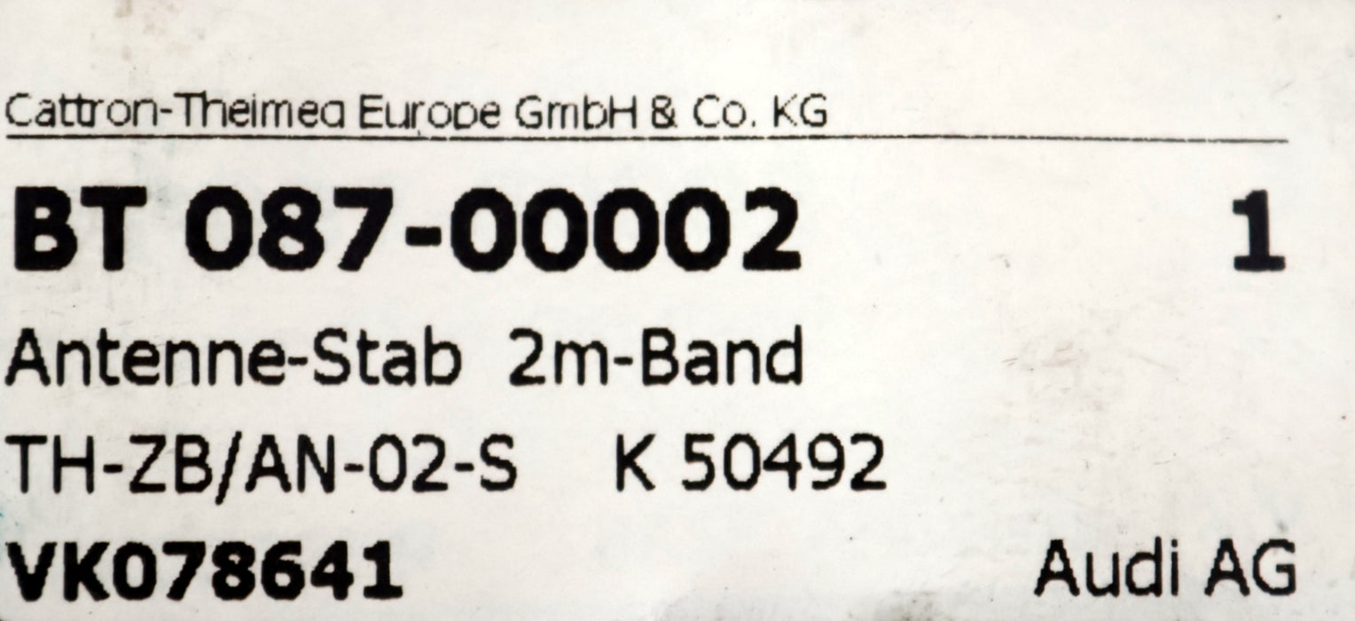 Bild des Artikels KATHREIN-Heckantenne-mit-Stecker-135…300MHz-TH-ZB/AN-02-S-2m-Band-BT-087-00002