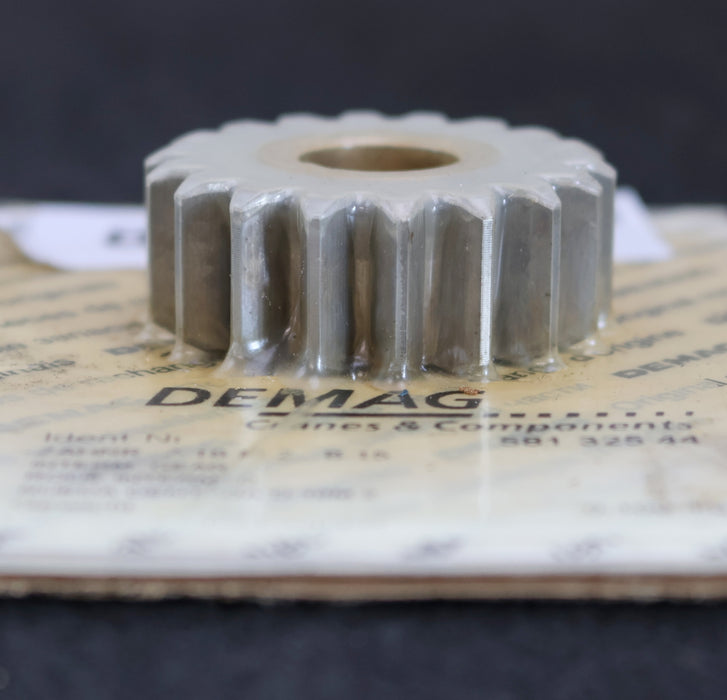 Bild des Artikels DEMAG-Zahnrad-Id.Nr.:-58132544-Z18-M2-B15-für-DMAG-Seilzug-PL-160-unbenutzt